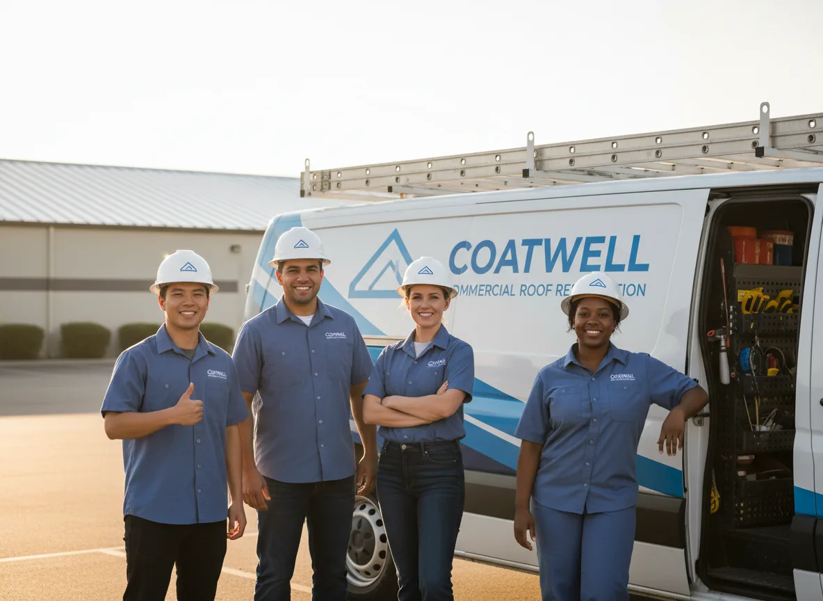 Commercial roof coating company in Hydro, OK